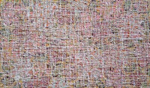 Banks of the Bogan River - 150x90cm, Acrylic on Canvas
