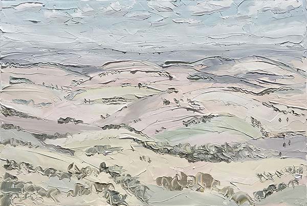 "Oberon - Plein Air", 100x150cm, oil on canvas. FINALIST 2021 Bluethumb Art Prize.
