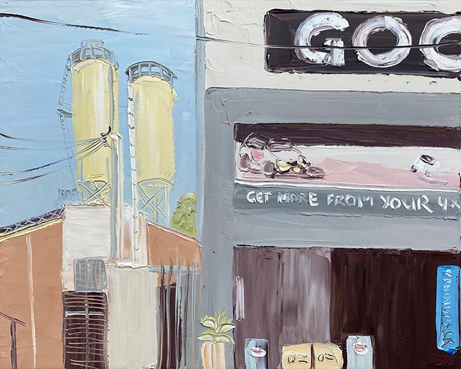 “Goodspanner”, 120x150cm, oil on canvas, FINALIST 2025 Gosford Art Prize.